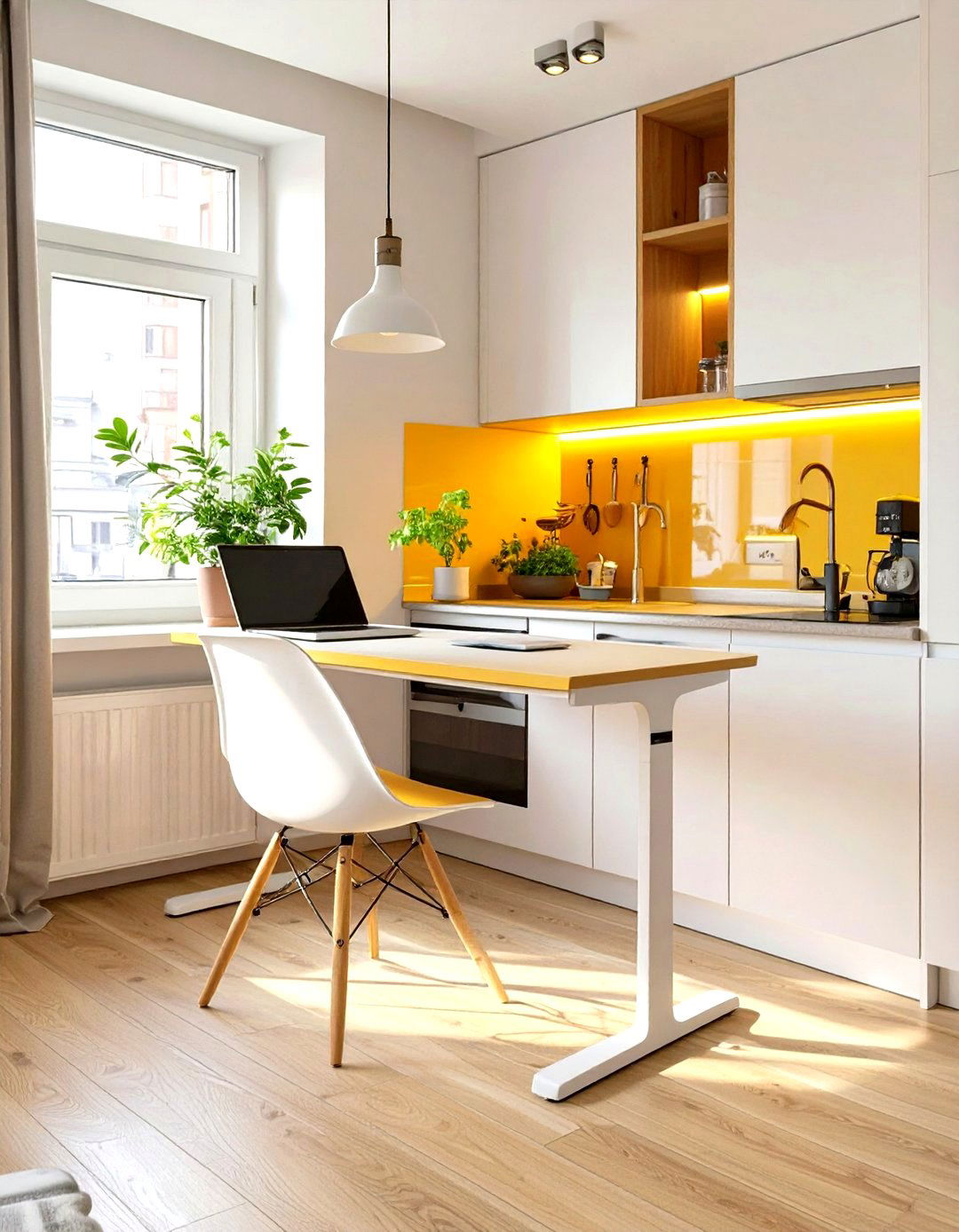 Convertible Desk and Dining Kitchen Nook - 30 small kitchen nook ideas