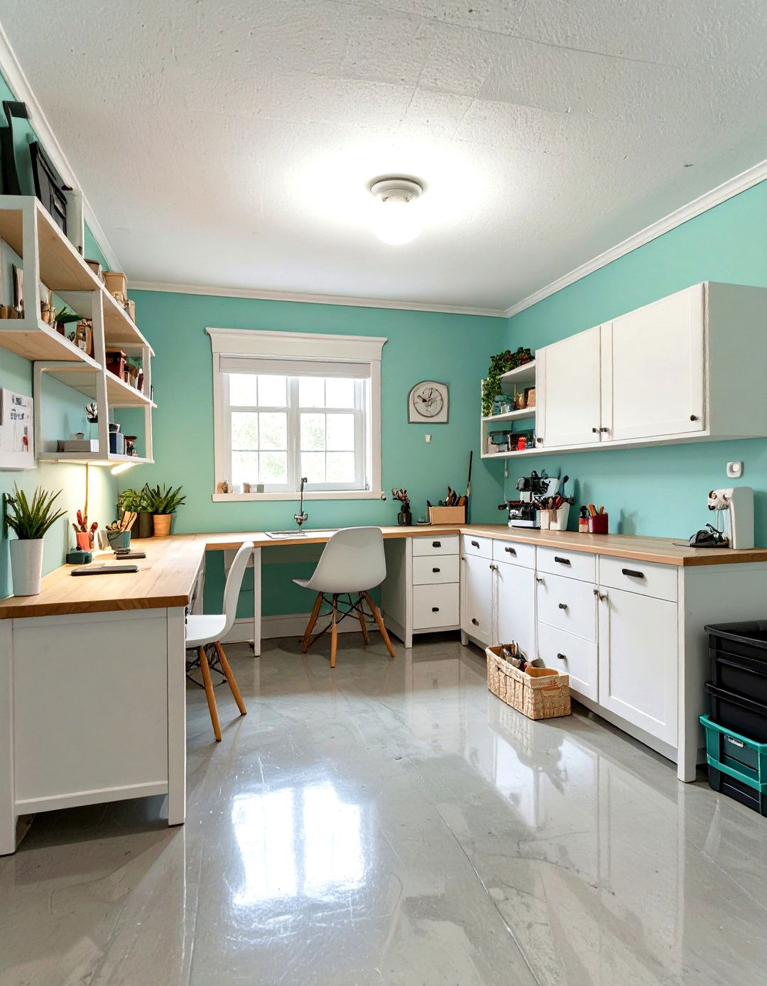 Cool Mint Green - 30 basement paint color ideas