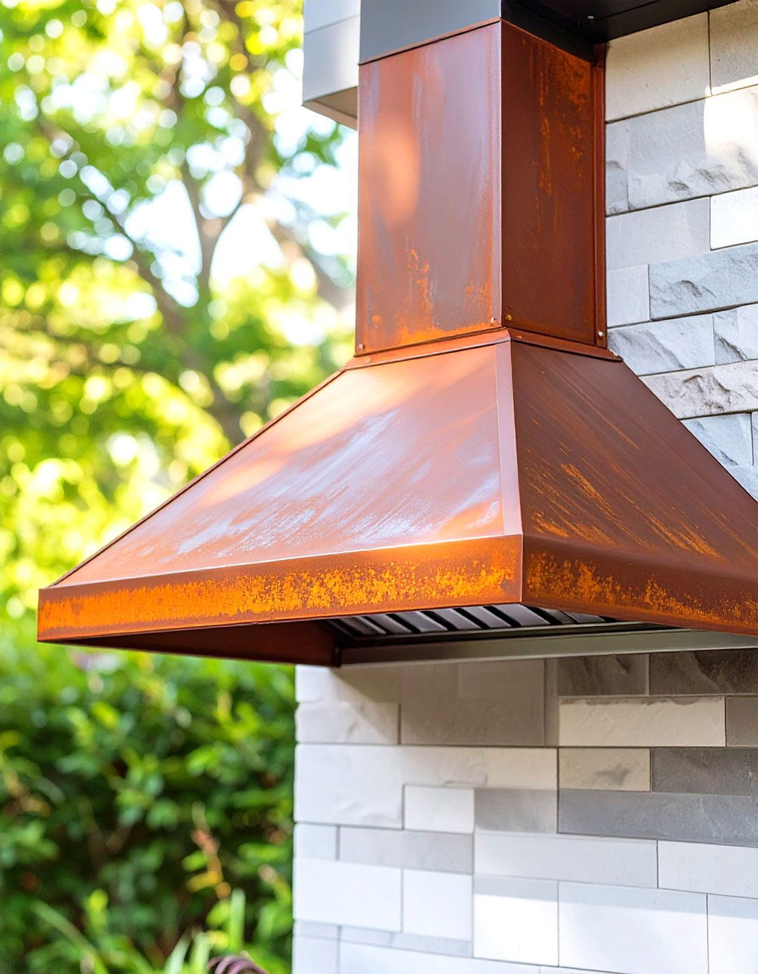 Cor Ten Steel Outdoor Grill Exhaust Hood - 30 outdoor grill exhaust hood ideas