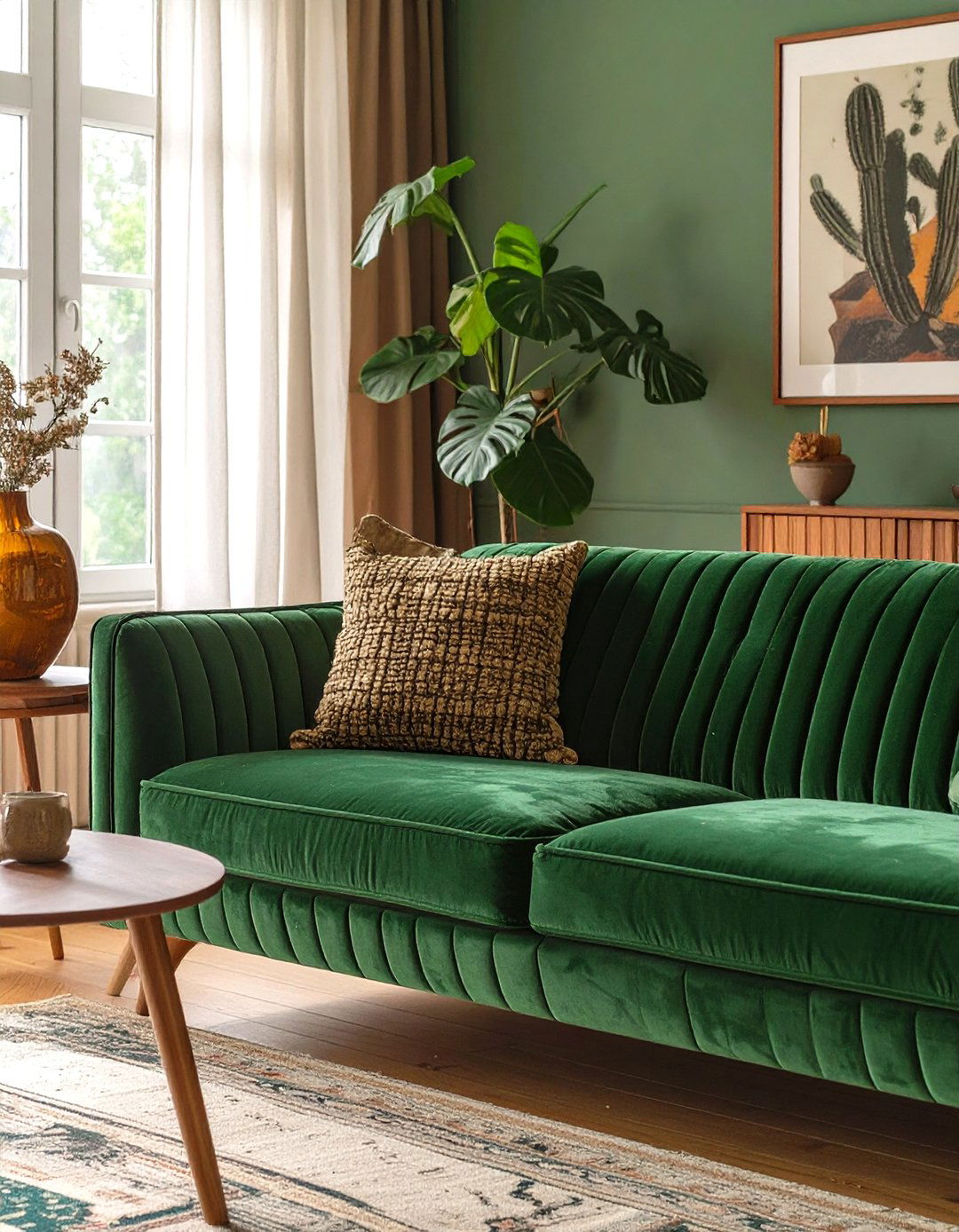 Corduroy Upholstered Seating - 30 texture in interior design ideas