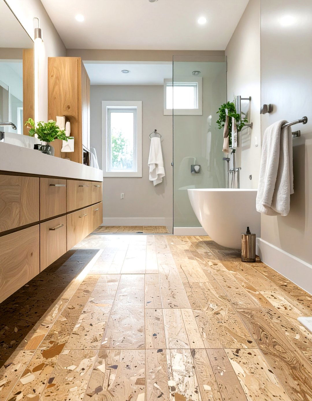 Cork Bathroom Floors - 30 bathroom floors ideas
