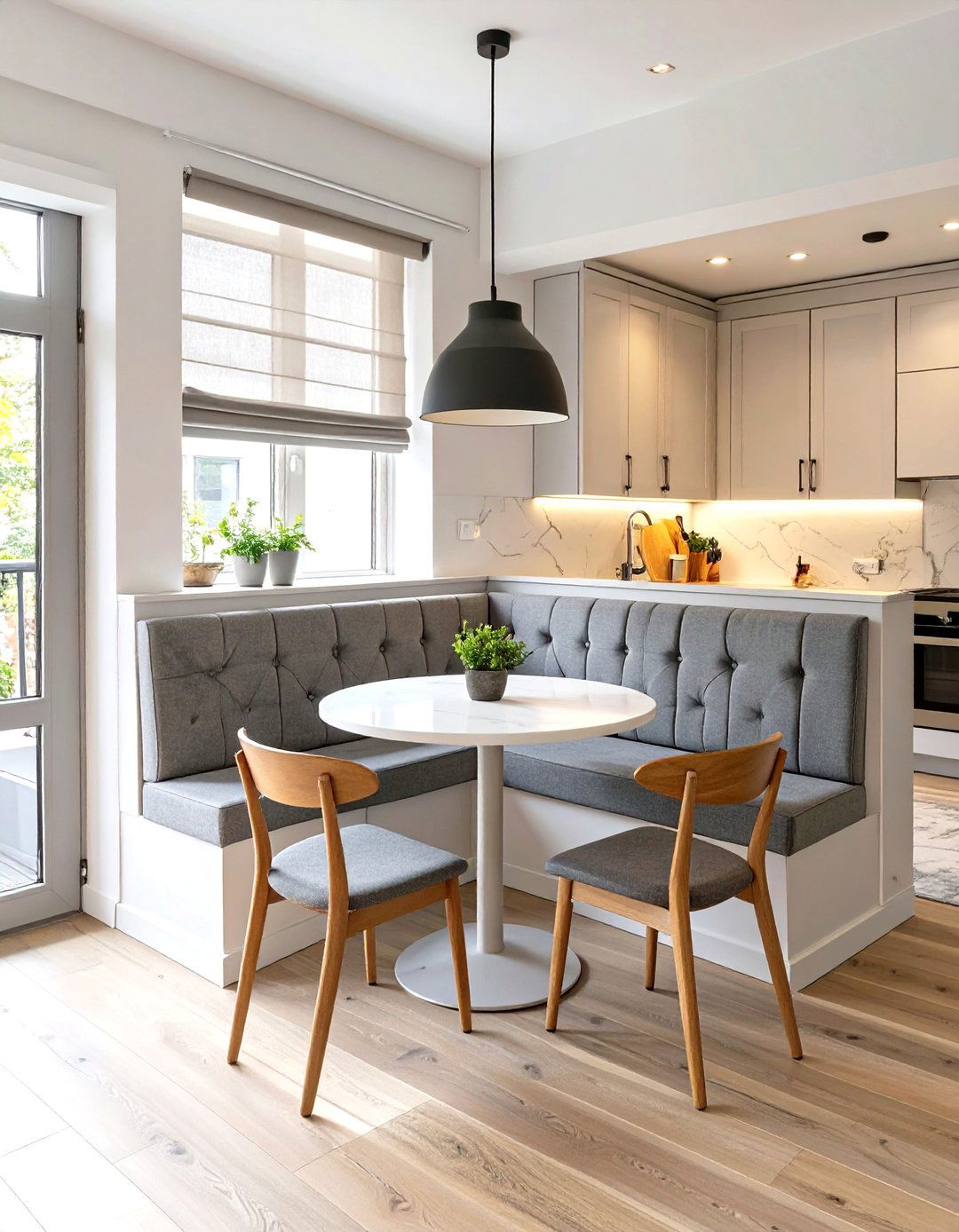 Corner Banquette Kitchen Nook - 30 small kitchen nook ideas