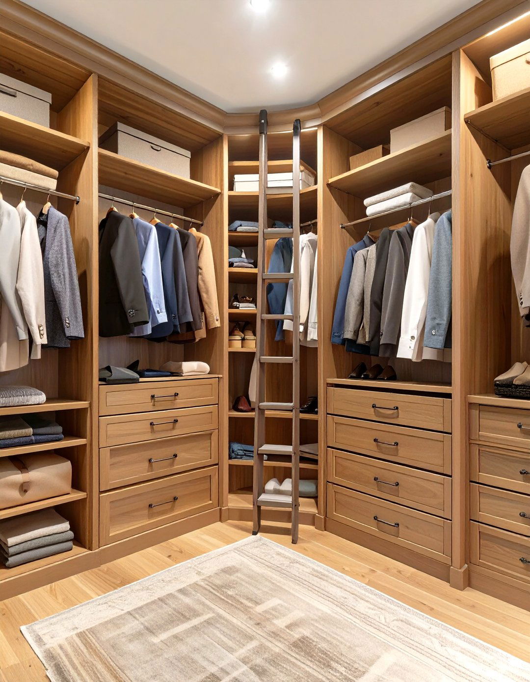 30 Efficient Corner Closet Ideas to Save Space - We Love Home Blog