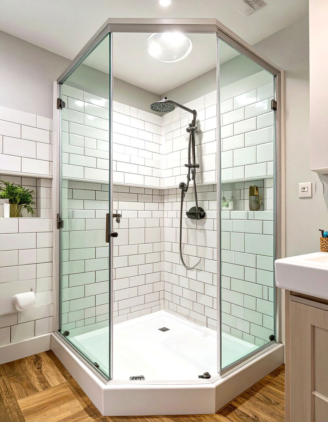 Corner Enclosure Small Walk In Shower - 30 small walk in shower ideas