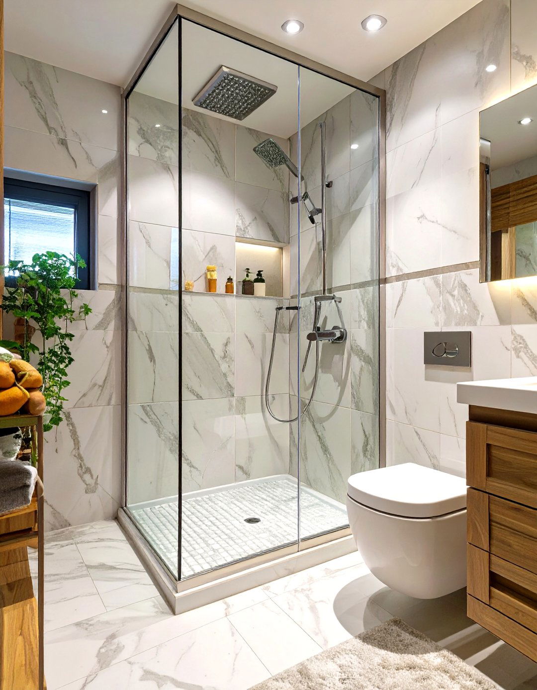 30 Small Doorless Walk In Shower Ideas for Modern Baths