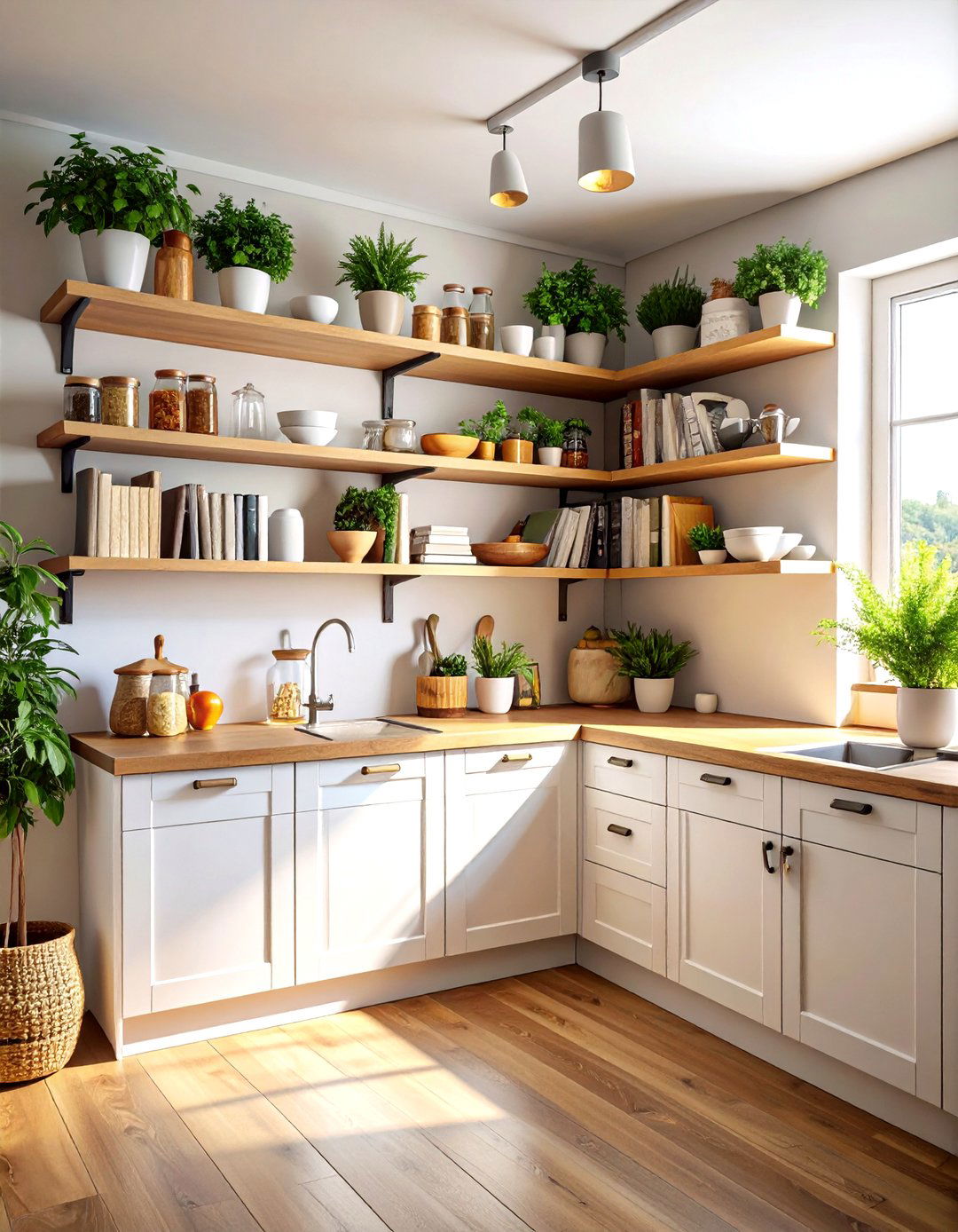 Corner Kitchen Shelving Solutions - 30 kitchen shelving ideas