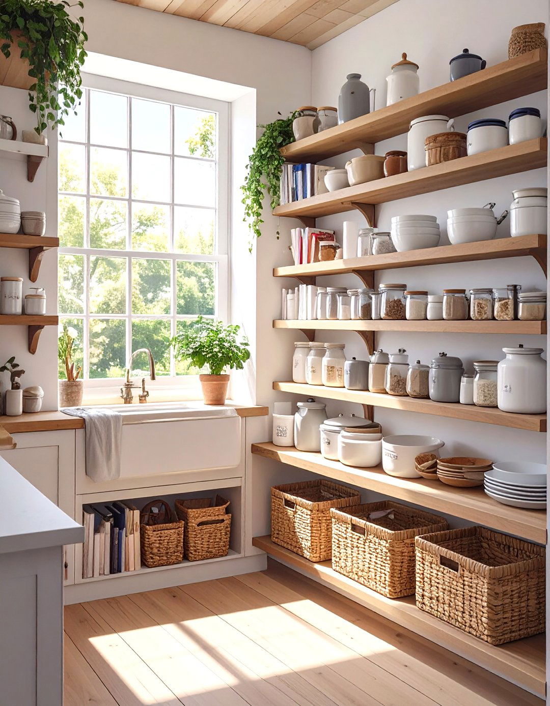 Corner Pantry Shelving System - 30 small kitchen pantry ideas