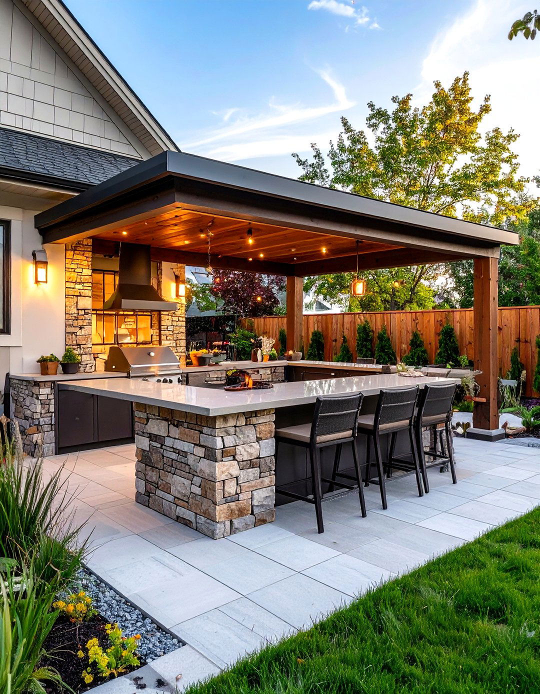 Corner Patio Kitchen Design - 30 patio kitchen ideas