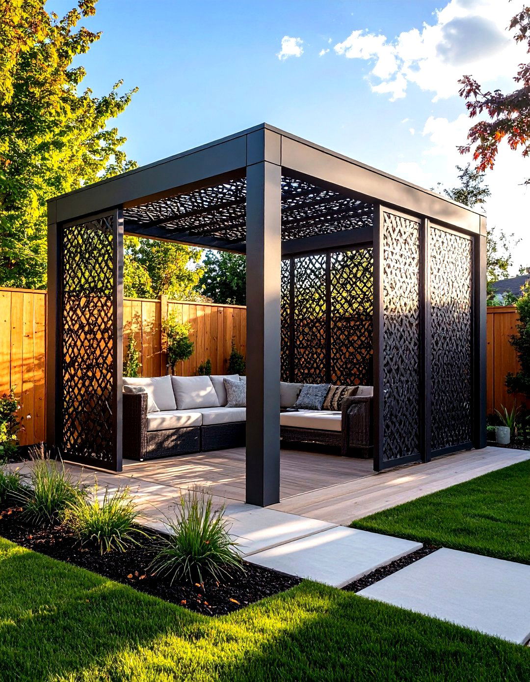 Corner Pergola for Small Patios - 30 patio pergola ideas
