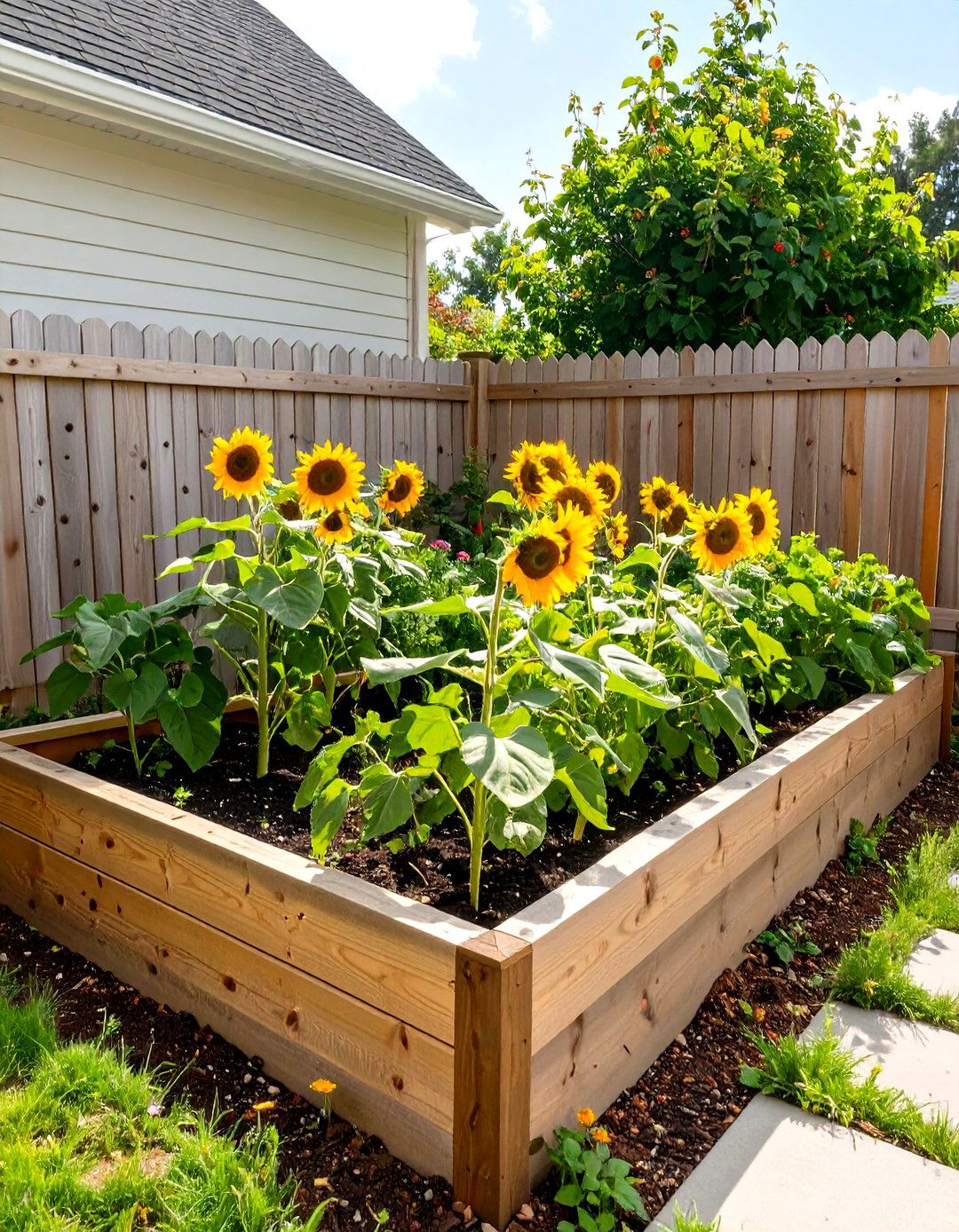 Corner Raised Bed Small Backyard Vegetable Garden - 30 small backyard backyard vegetable garden ideas