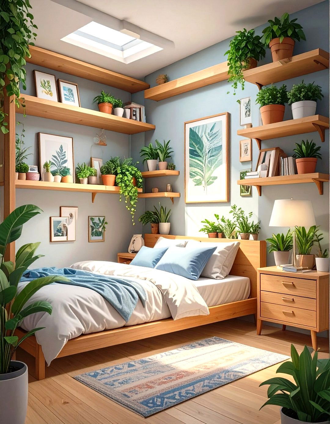 Corner Shelving Solutions - 30 small bedroom design ideas