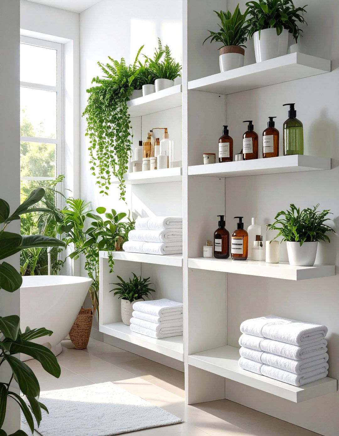 Corner Shelving Unit Bathroom - 30 bathroom organizer ideas