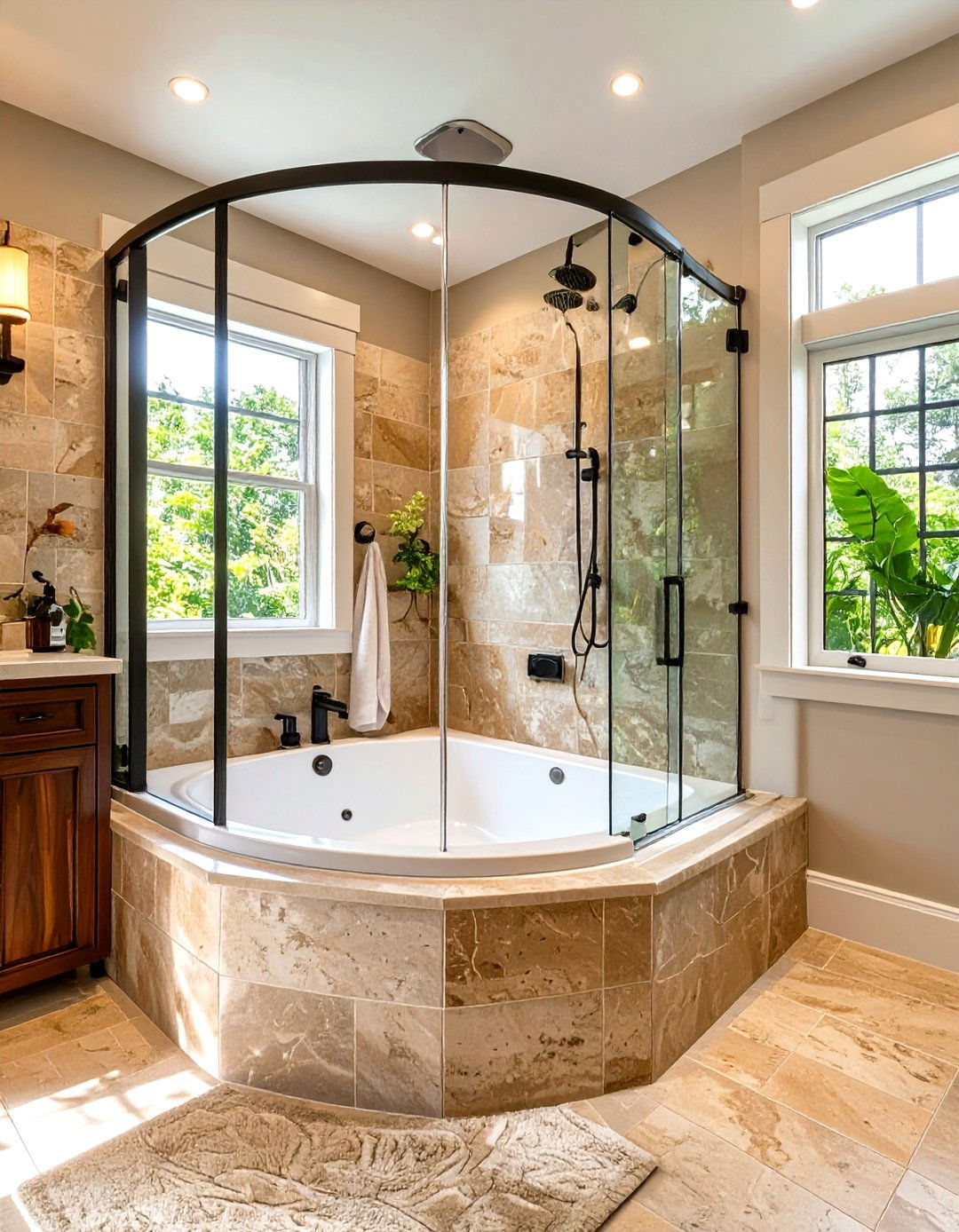 Corner Shower Tub Design - 30 shower tub designs