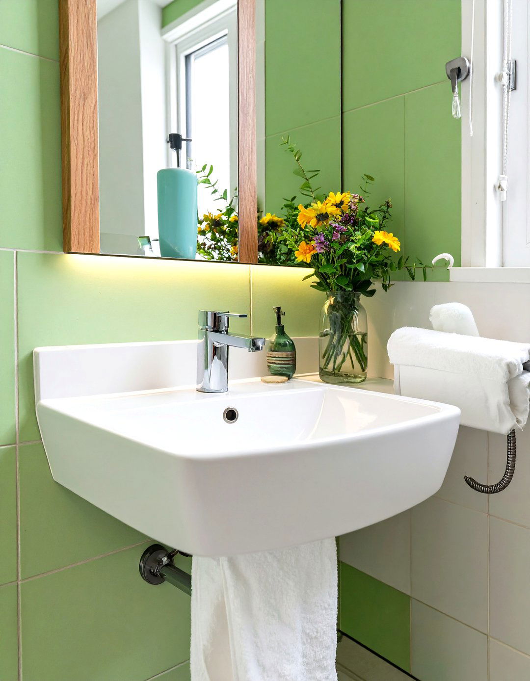 Corner Sink Installation - 30 small bathroom decor ideas
