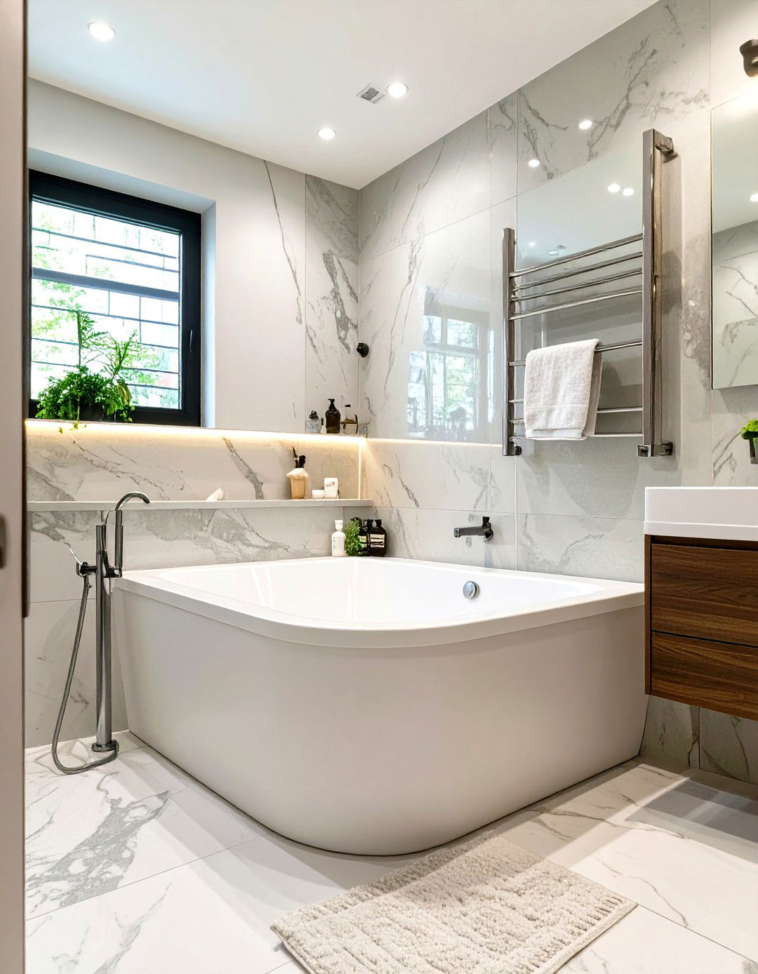 Corner Tub for Small Bathrooms - 30 small bathroom ideas with tub