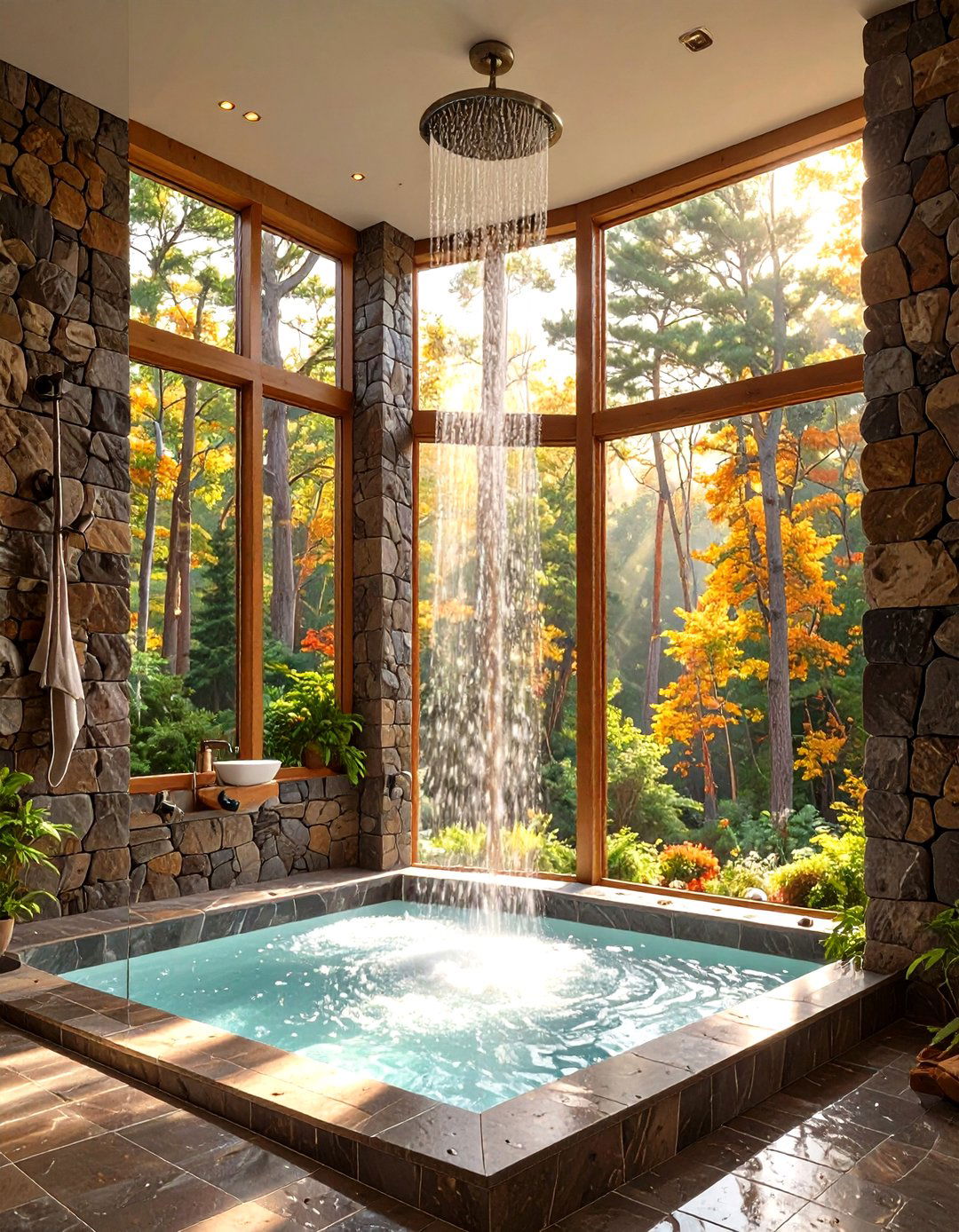 Corner Wrap Around Shower Window - 30 shower window ideas