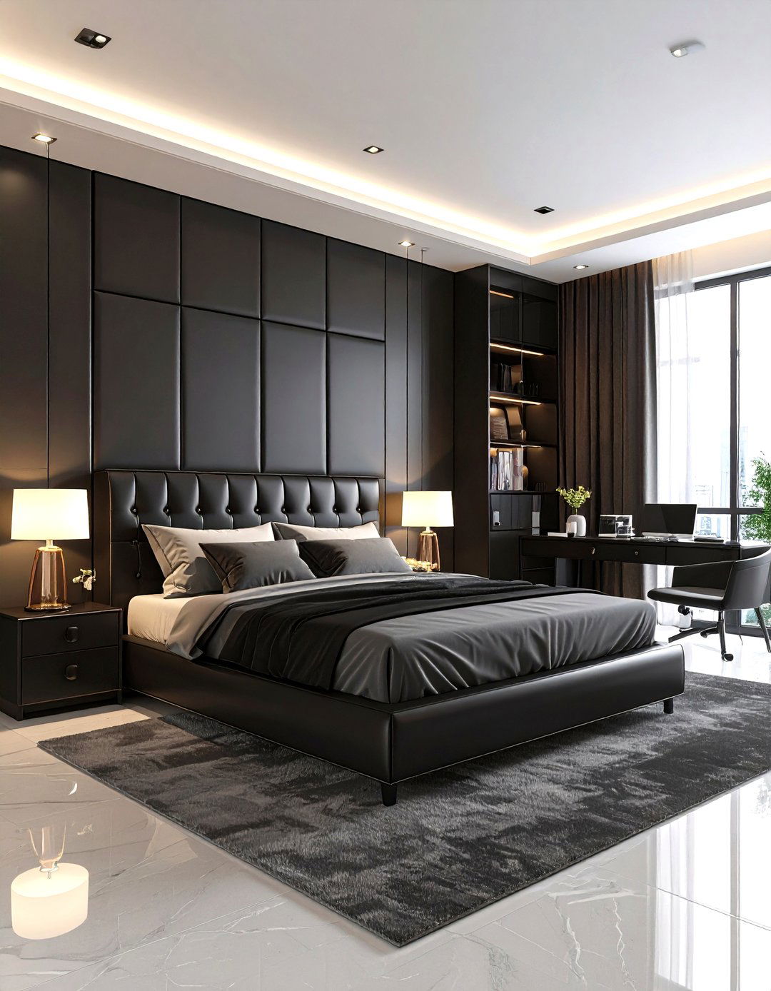 Corporate Goth Bedroom - 30 gothic bedroom ideas
