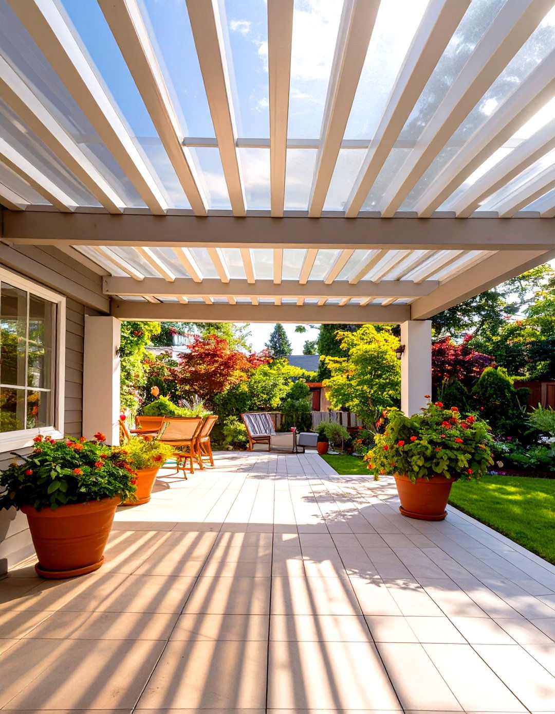 Corrugated Fiberglass Under Deck Ceiling - 30 waterproof under deck ceiling ideas