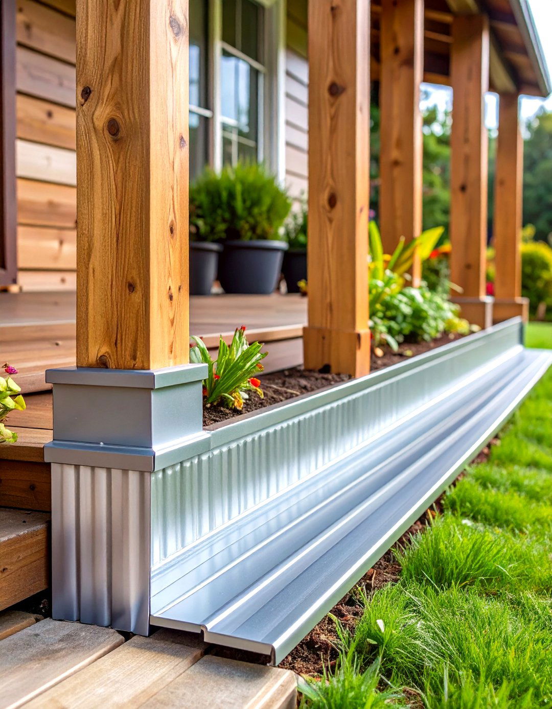 Corrugated Metal Porch Skirting - 30 porch skirting deck skirting ideas