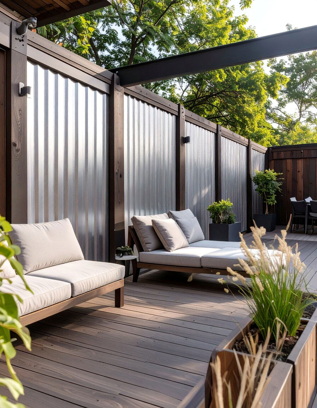 30 Private Deck Fence Ideas for a Secluded Backyard - We Love Home Blog