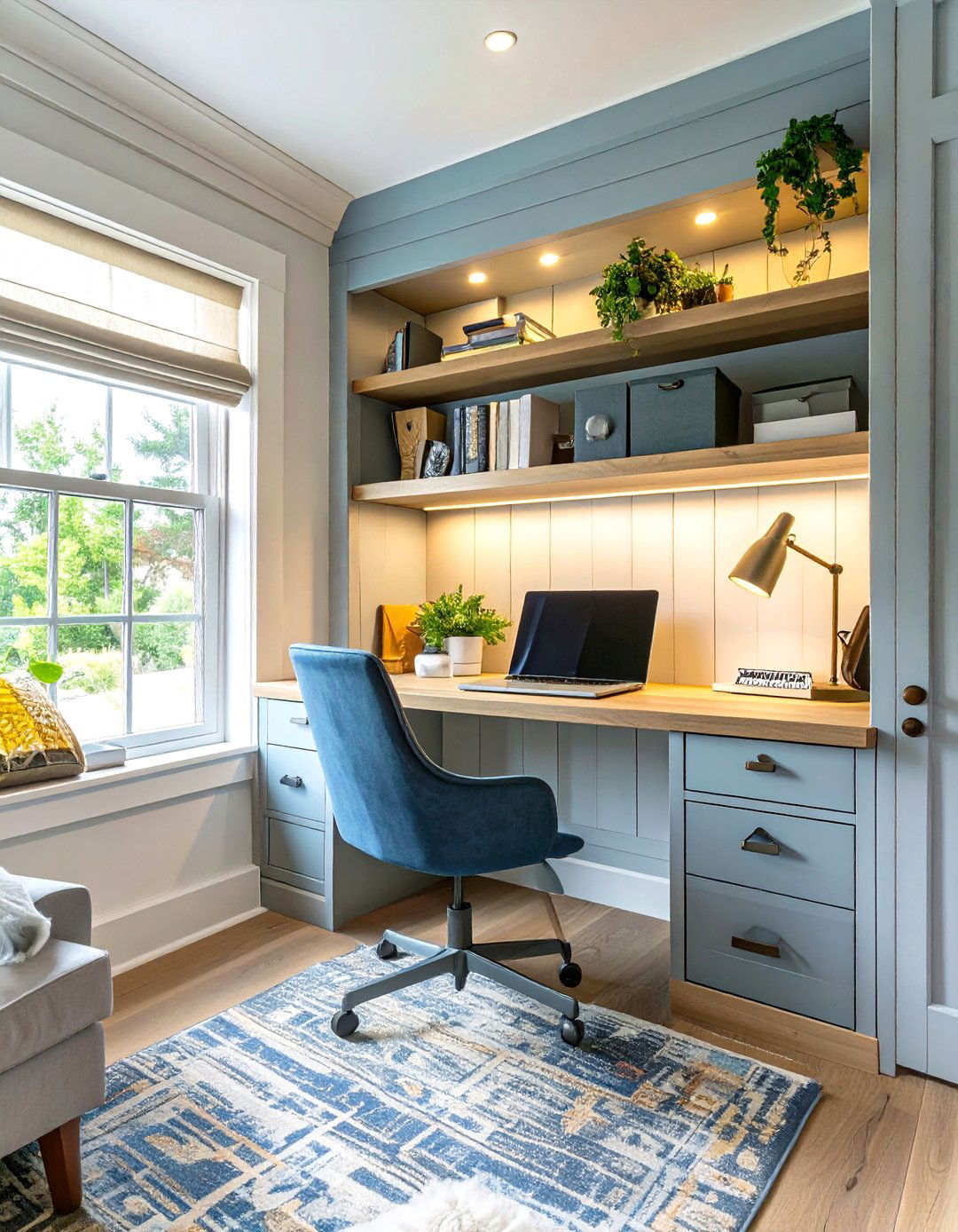 Cottage Home Office Nook - 30 modern cottage interior design ideas