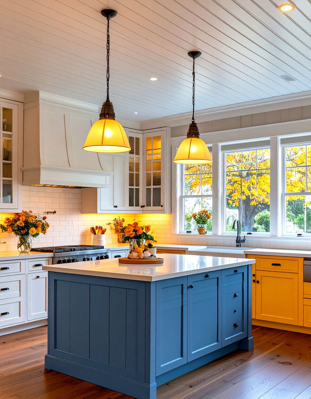 Cottage Kitchen Schoolhouse Lights - 30 kitchen lights ideas