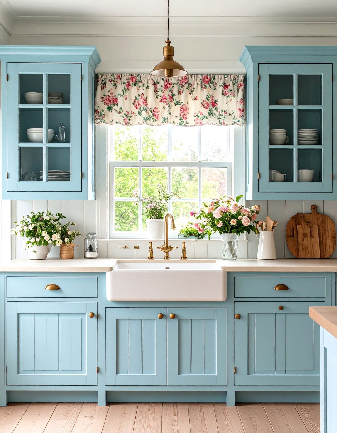 Cottage Style Beaded Board Kitchen Cupboards - 30 kitchen cupboards ideas