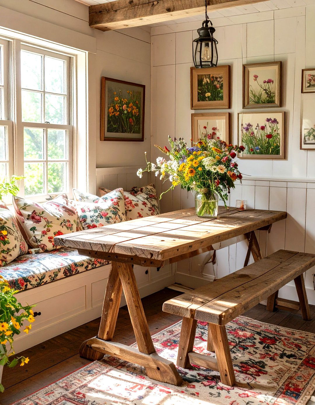 Cottagecore Dining Nook - 30 interior design rendering ideas
