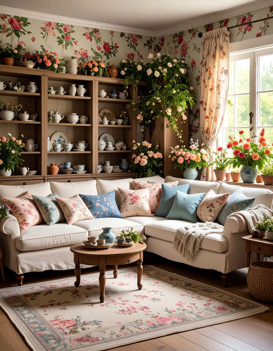 Cottagecore Living Room Dream - 30 aesthetic living room ideas