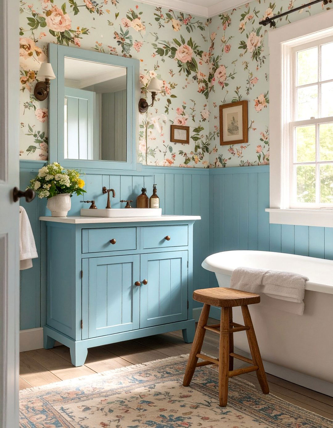 Country Cottage Charm Bathroom - 30 bathroom furniture ideas