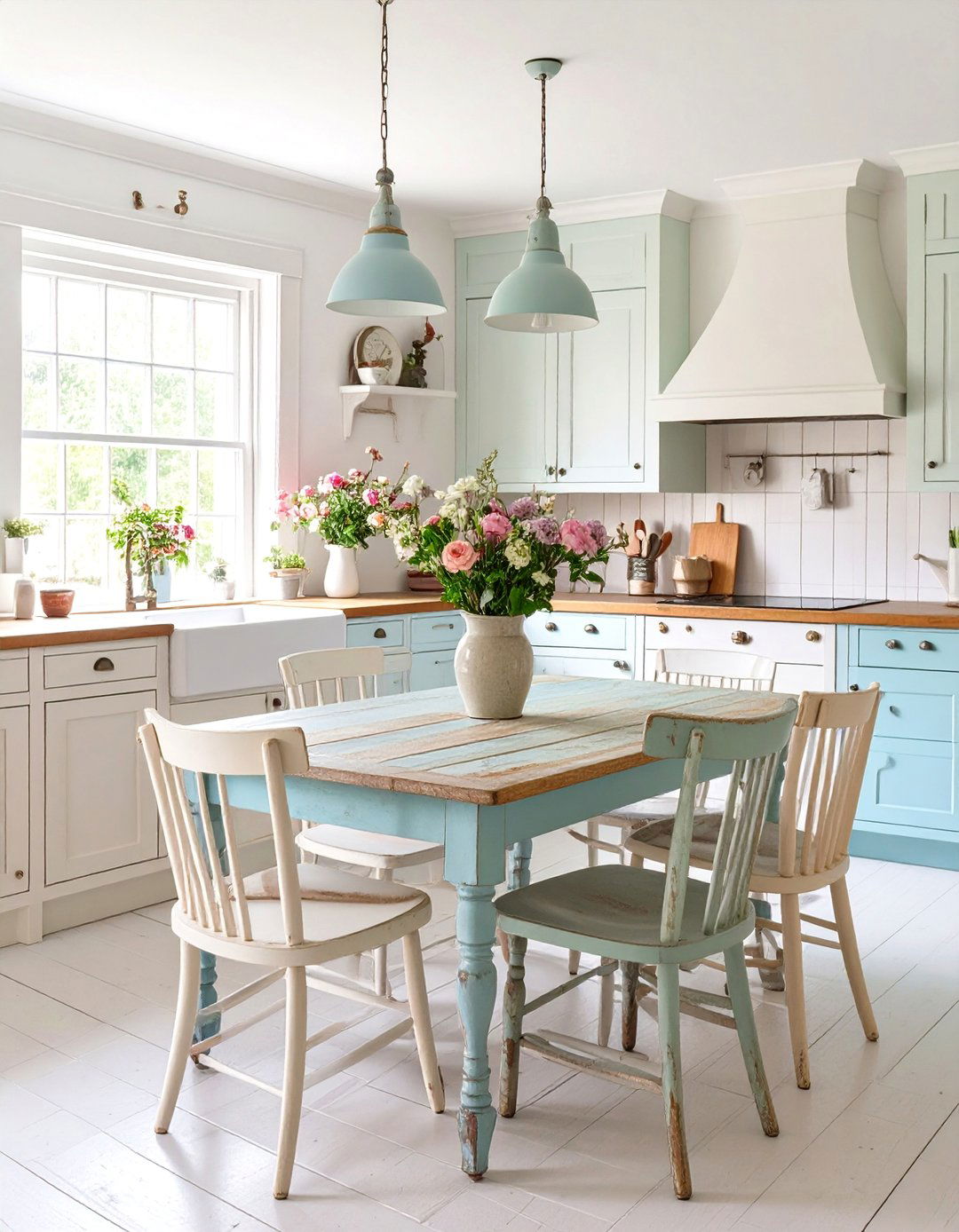 Country Cottage Kitchen Dining Room Charm - 30 combined kitchen dining room ideas