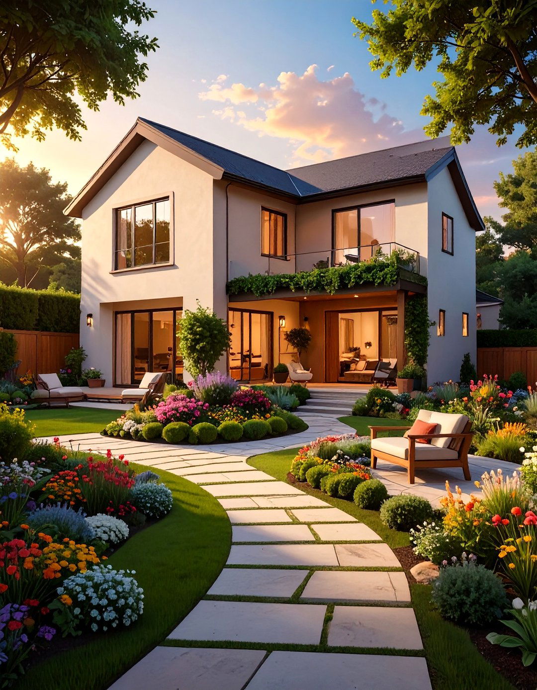 Courtyard Style Small Bedroom House Plan - 30 small 2 bedroom house plans and designs