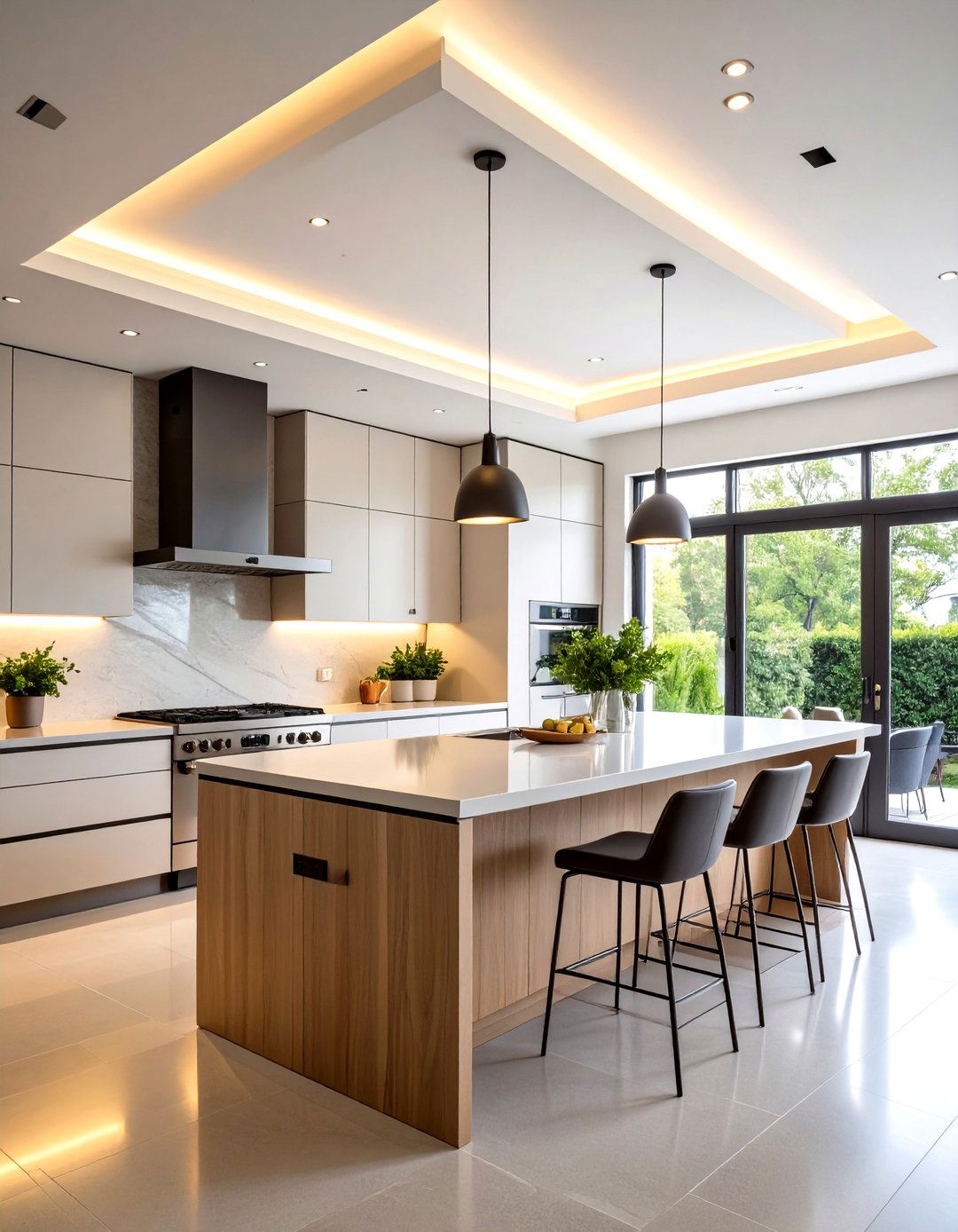 30 Kitchen Ceiling Ideas to Add Style to Your Interior - We Love Home Blog