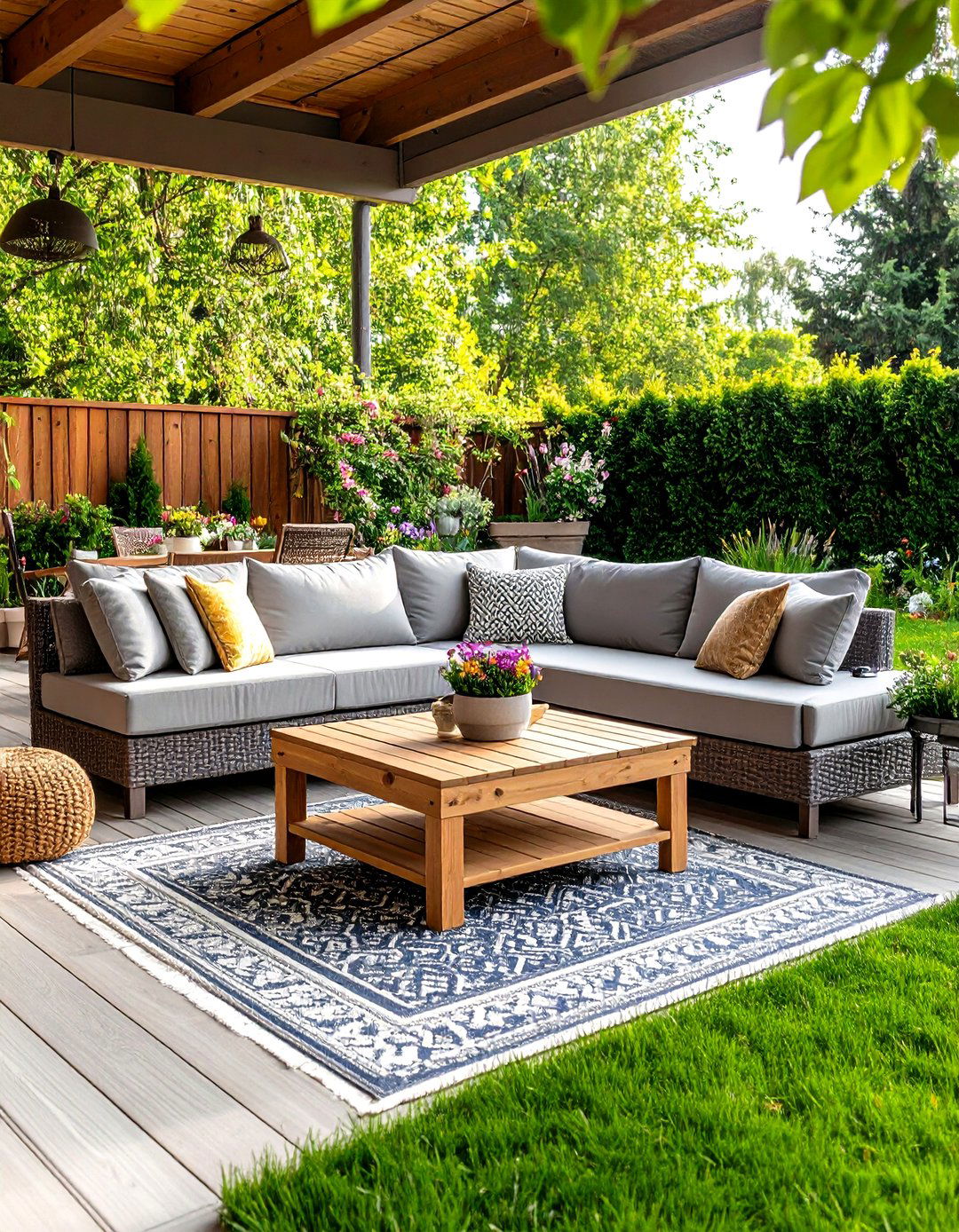 Covered Patio Living Room - 30 outdoor room ideas