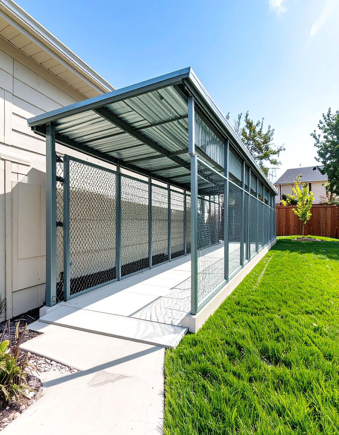 Covered Walkway Outdoor Dog Kennel Run - 30 outdoor dog kennel ideas
