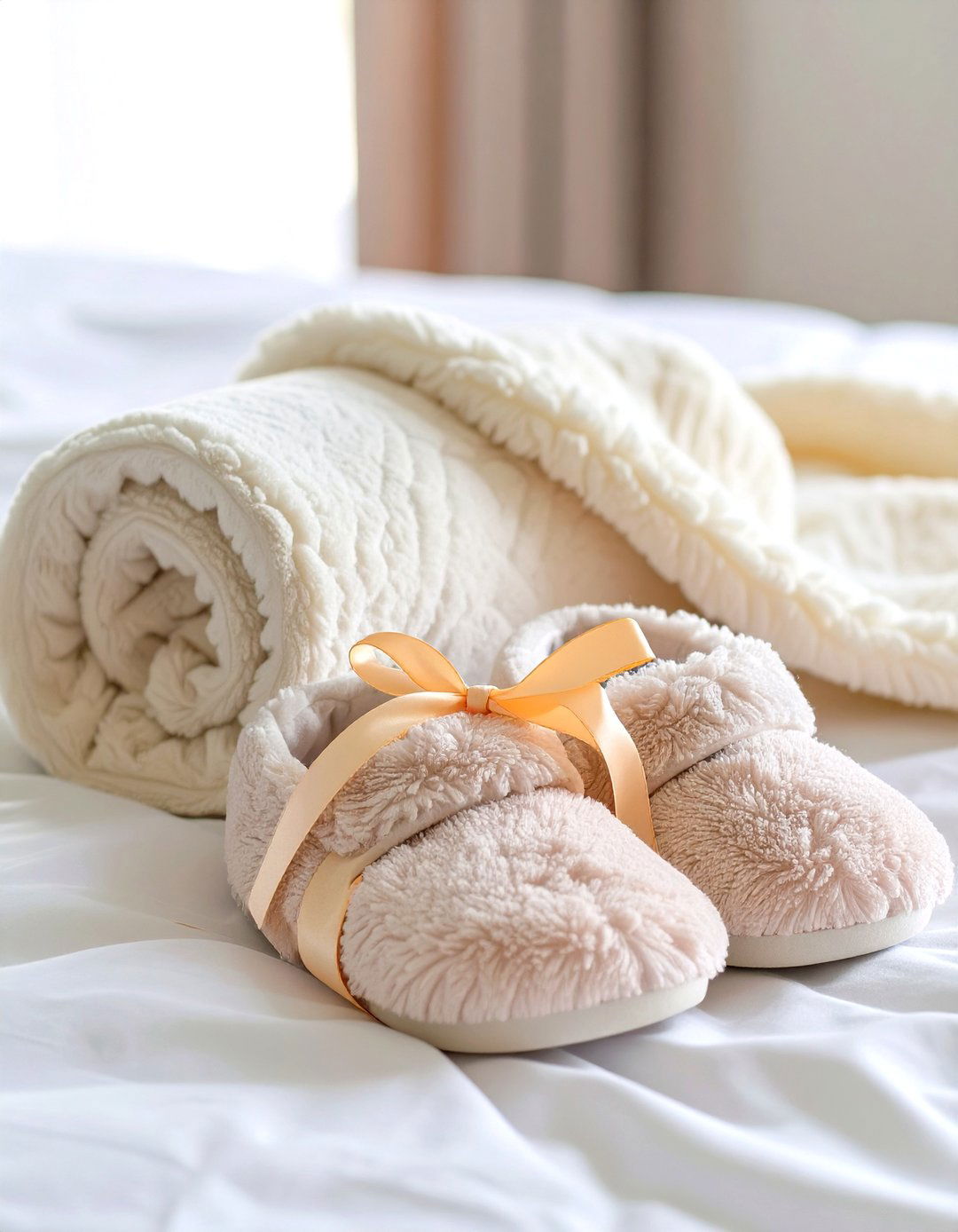 Cozy Blanket and Slipper Sets - 30 gift ideas for baby shower games