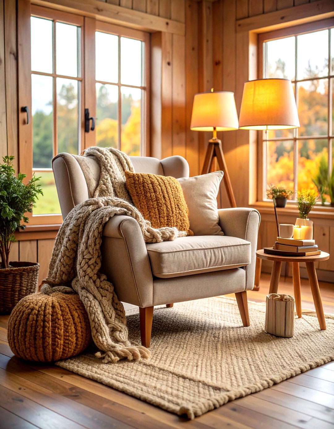 Cozy Farmhouse Reading Nook - 30 farmhouse interior design ideas