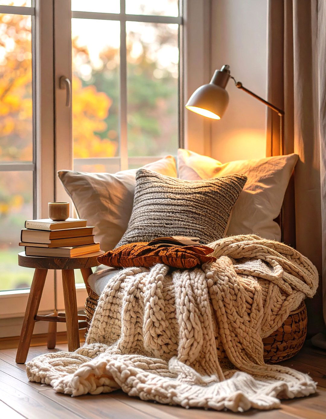Cozy Hygge Themed Nook - 30 free interior design ideas