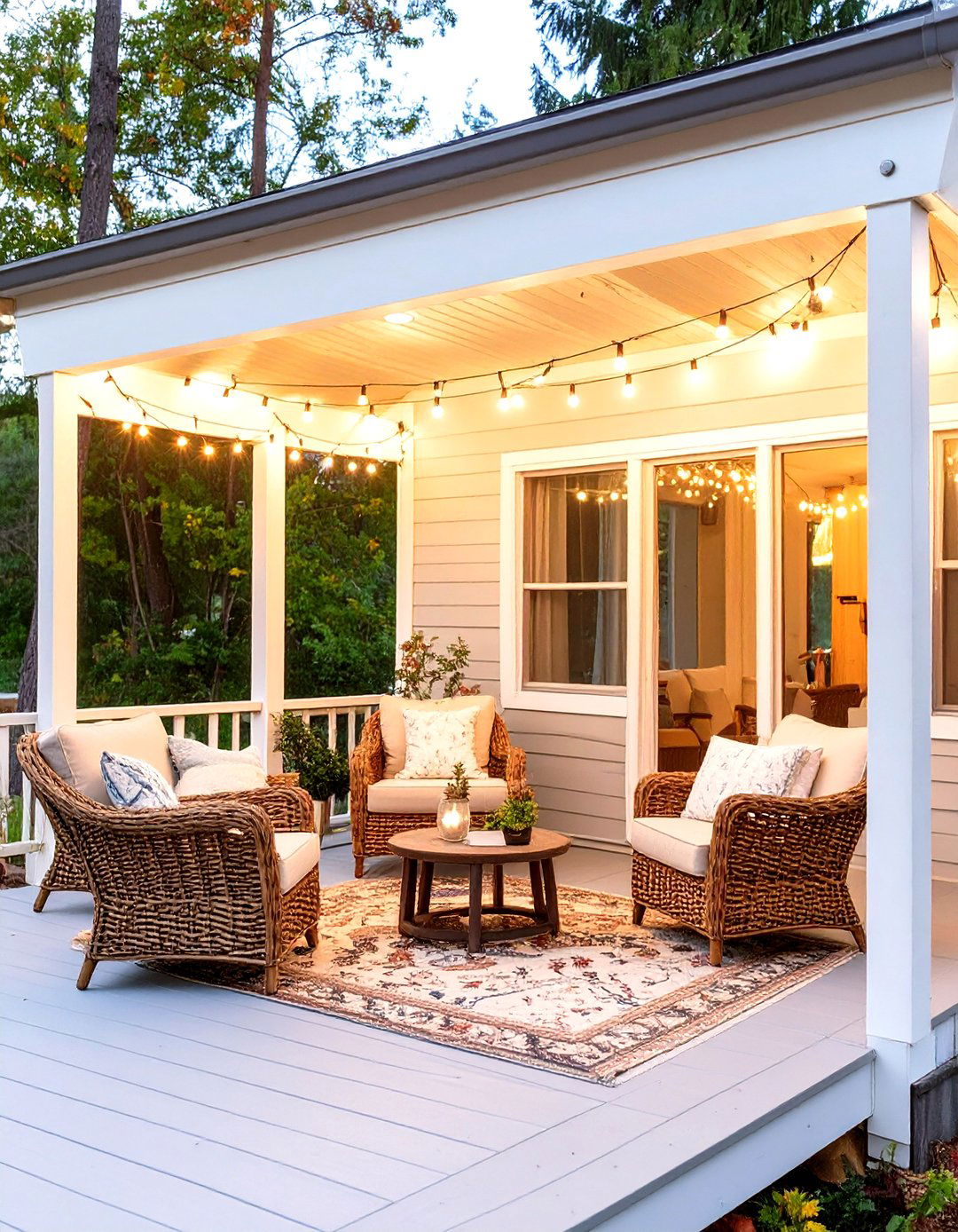 Cozy Screened In Porch Retreat - 30 mobile home porch ideas