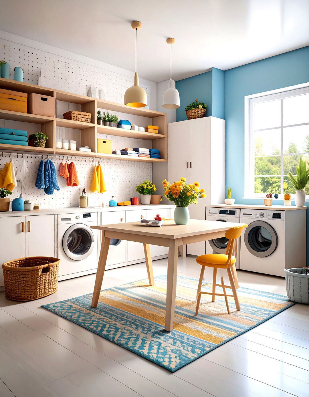 Craft Room and Laundry Room Hybrid - 30 laundry room design tool ideas