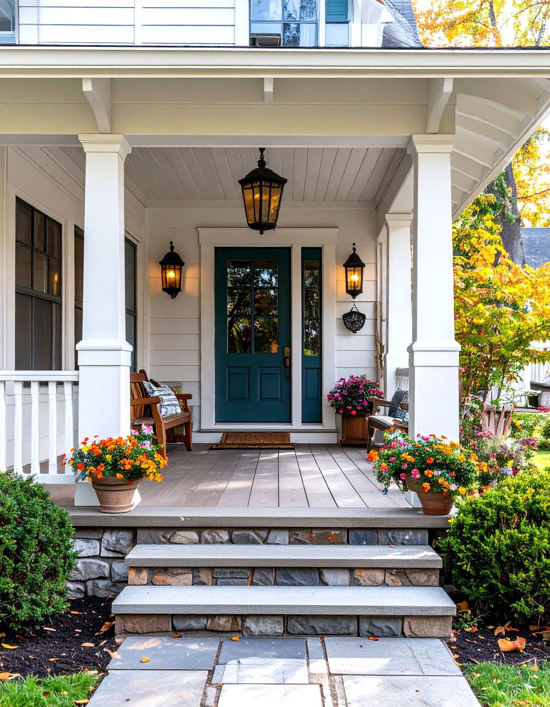 30 Inspiring Front Porch Design Ideas With Photos - We Love Home Blog
