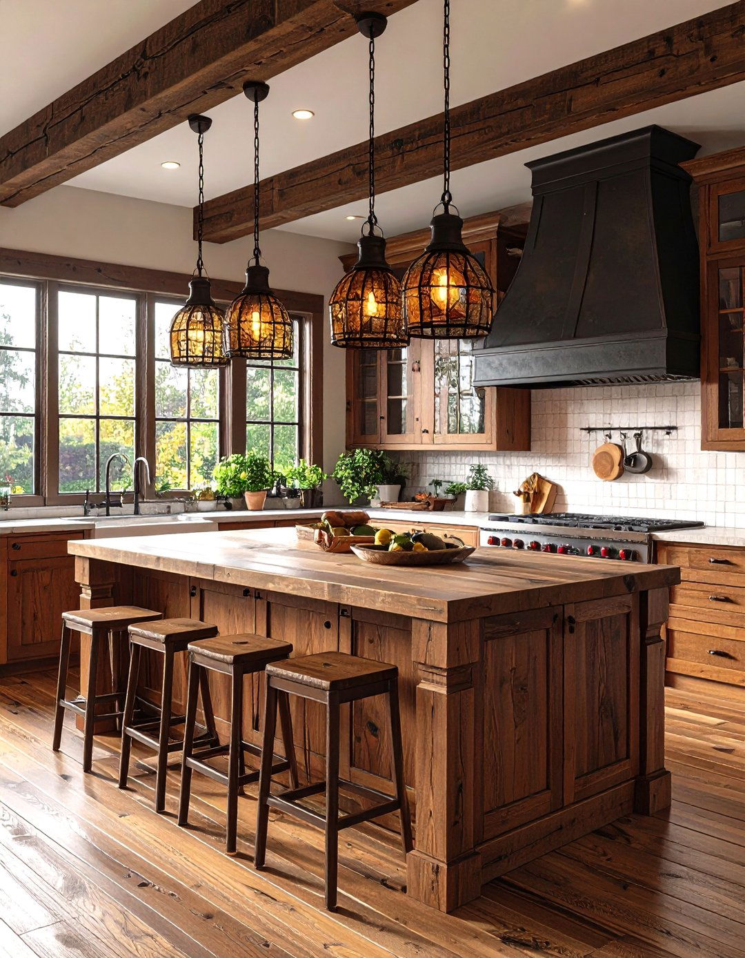 Craftsman Kitchen Stained Glass Pendants - 30 kitchen lights ideas