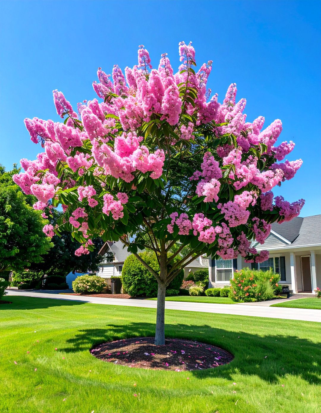 Crape Myrtle Tree Landscaping for Summer Color - 30 tree landscaping ideas