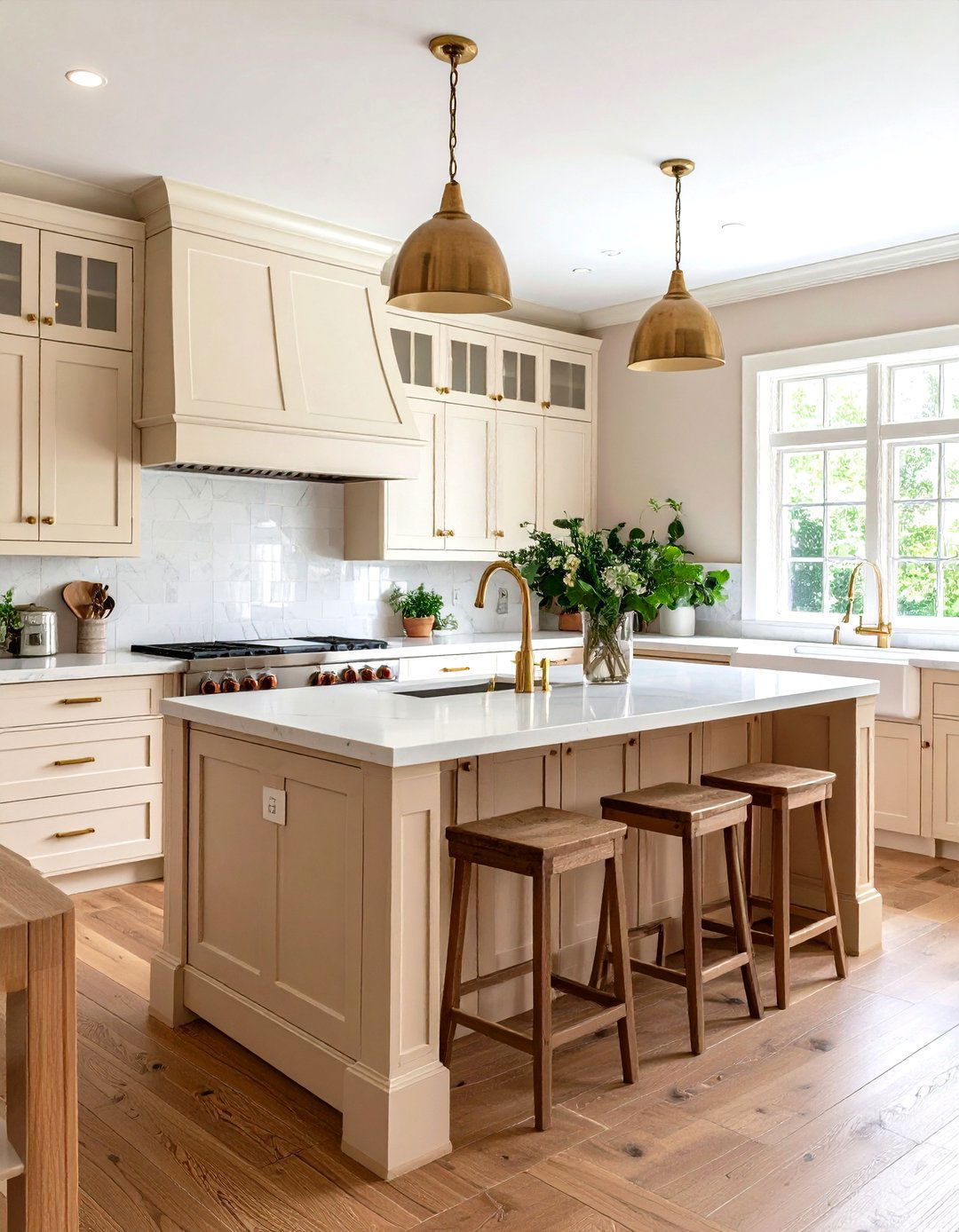 Creamy Off White Kitchen - 30 kitchen painting ideas