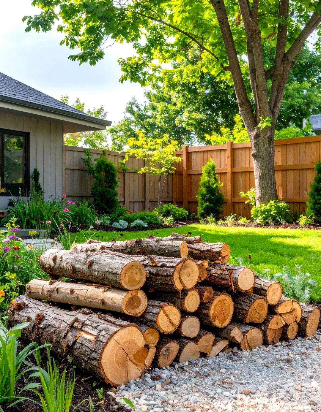 Create Habitat Piles for Wildlife - 30 sustainable landscape design ideas