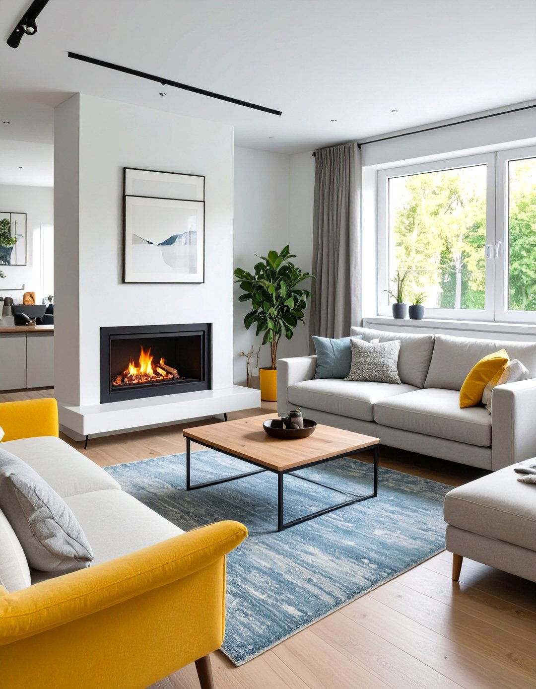 Create a Focal Point - 30 tiny living room ideas