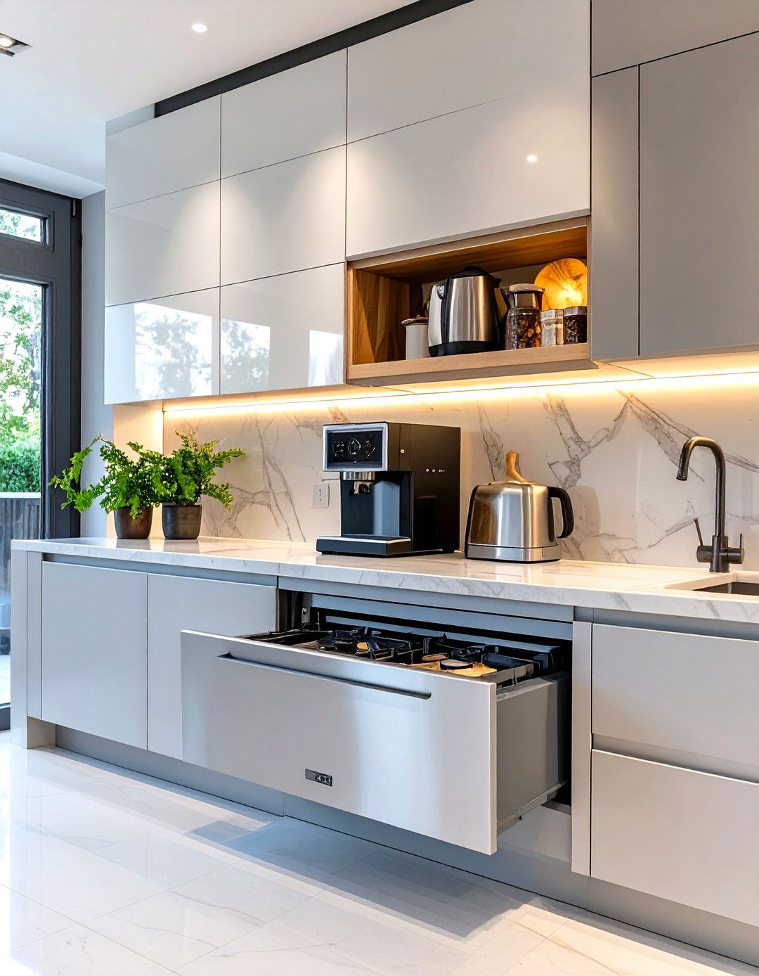 View of 30 Small Kitchen Storage Ideas for an Organized Space - We Love Home Blog