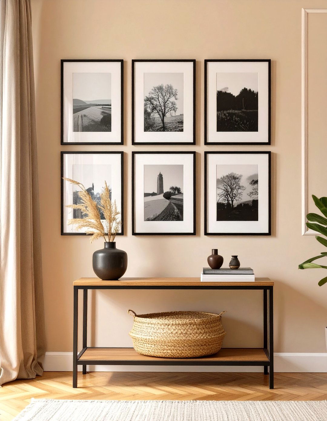 Create a Simple Gallery Wall - 30 simple living room ideas
