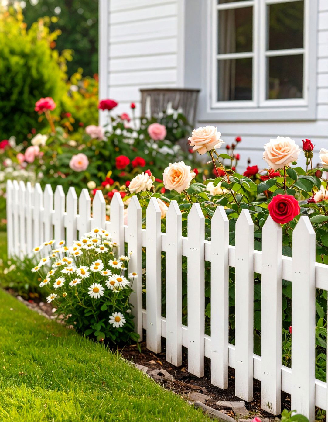 Create a Small Decorative Fence - 30 simple landscape ideas