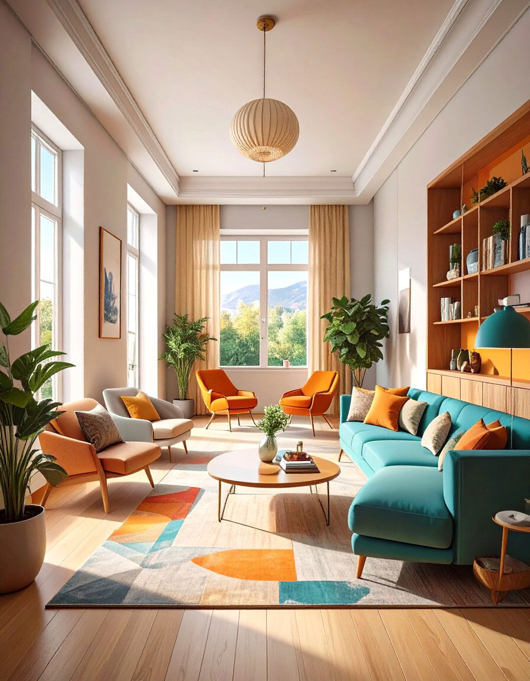 Creating Distinct Zones with Furniture - 30 small narrow living room ideas